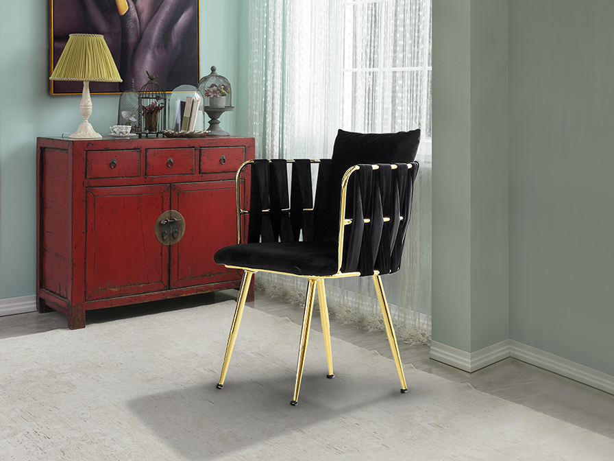 Schuller  Chairs and Armchairs Ventura 835633  ·VENTURA· ARMCHAIR, GOLD-BLACK