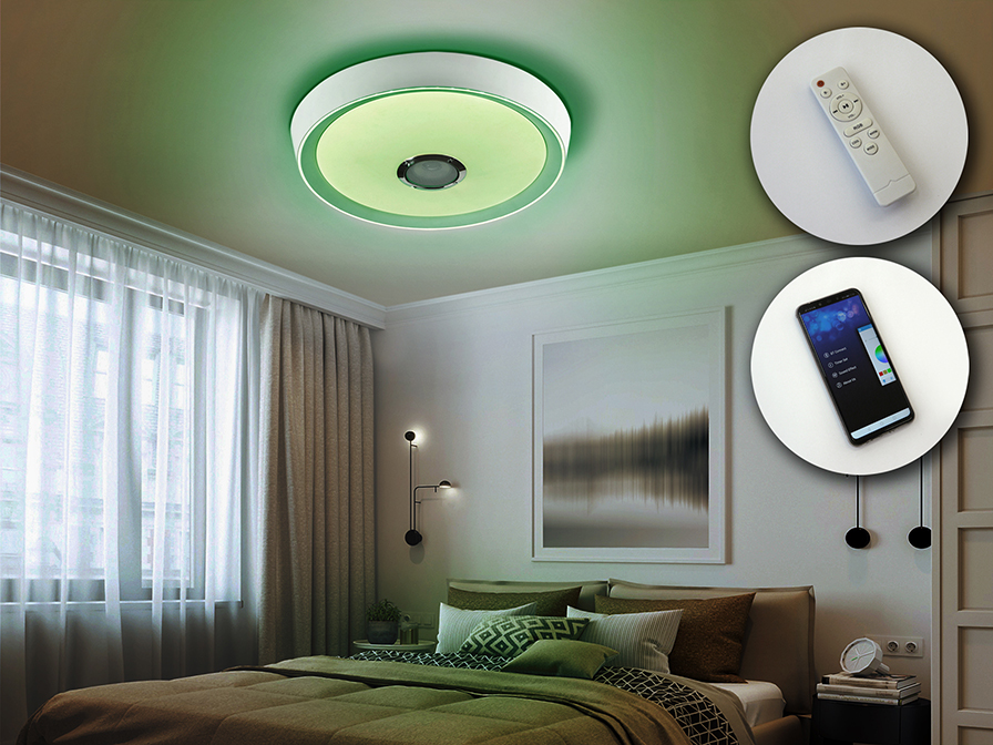 Schuller Ligthing   851472  ·JAZZ· WHITE CEILING LAMP Ø50