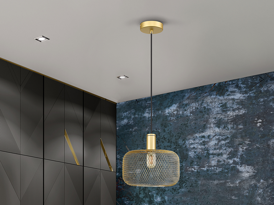 Schuller Lighting 1 Light Pendants Osiris 910149  ·OSIRIS· LAMP 1L., GOLD