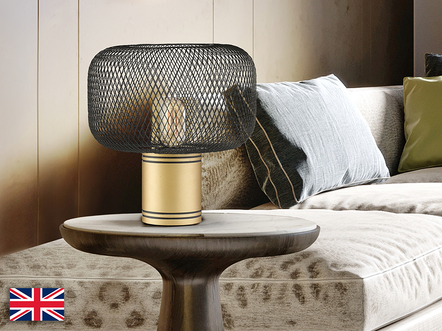 Schuller  Table lamps Osiris 910538UK  OSIRIS - TABLE LAMP 1L BLACK UK