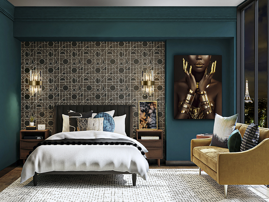 Schuller Decoration,mirrors and.. Prints and Photos Sombra y oro 968373  ·SOMBRA Y ORO· PHOTO, 80x120