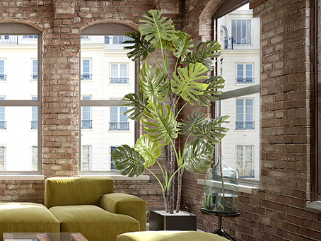 Schuller decoracion plantas artificiales Monstera