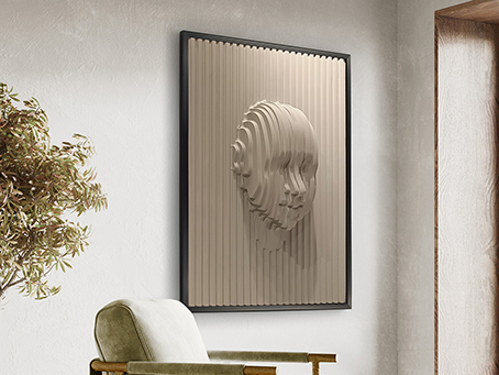 Schuller decoracion bajorrelieves Beige Face