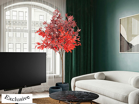 Schuller decoracion plantas artificiales Arce rojo