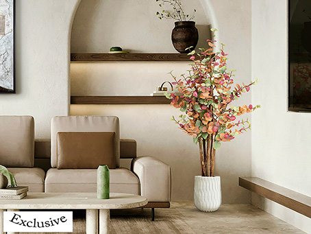 Schuller decoracion plantas artificiales Eucalipto color